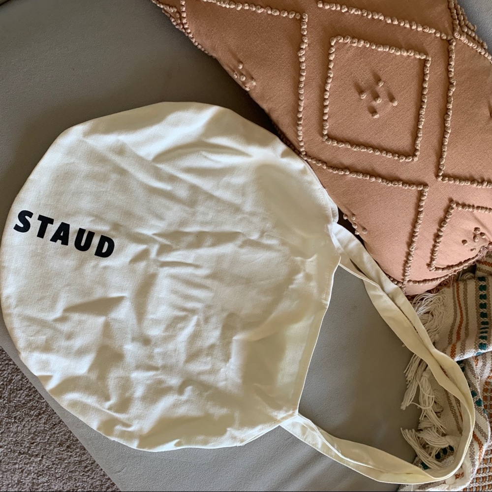 Staud circle canvas tote bag - NEW